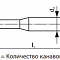 Метчик машинный: М3x0.5 1660 HSS-E OX