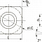 SNMN090308T02020N-S000-MBR7010M  - твердосплавная пластина